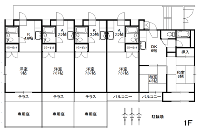 オネスティ柏12番館の間取り